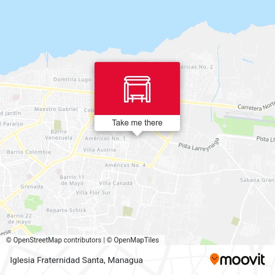 Iglesia Fraternidad Santa map