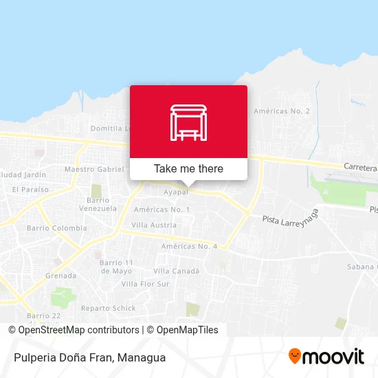 Pulperia Doña Fran map