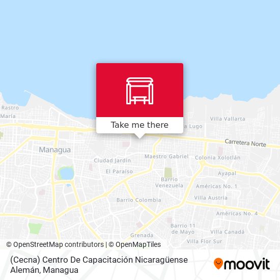 (Cecna) Centro De Capacitación Nicaragüense Alemán map
