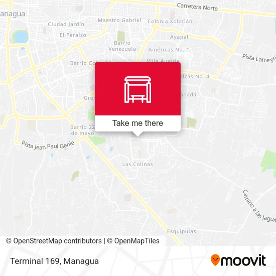 Mapa de Terminal 169