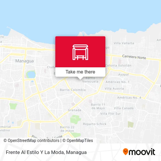 Mapa de Frente Al Estilo Y La Moda