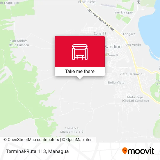 Terminal-Ruta 113 map