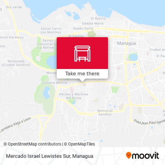 Mercado Israel Lewistes Sur map
