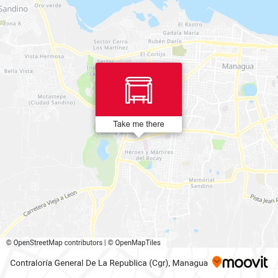 Mapa de Contraloría General De La Republica (Cgr)