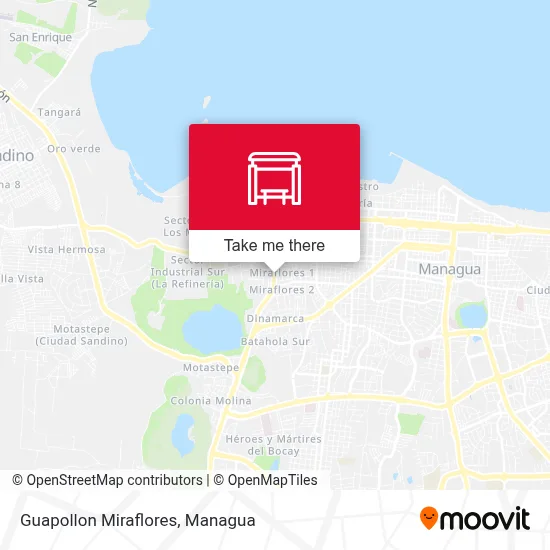 Guapollon Miraflores map