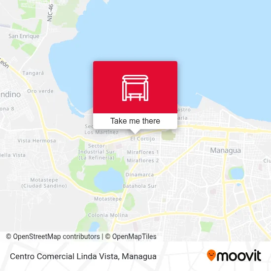 Mapa de Centro Comercial Linda Vista