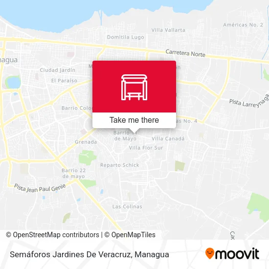 Mapa de Semáforos Jardines De Veracruz