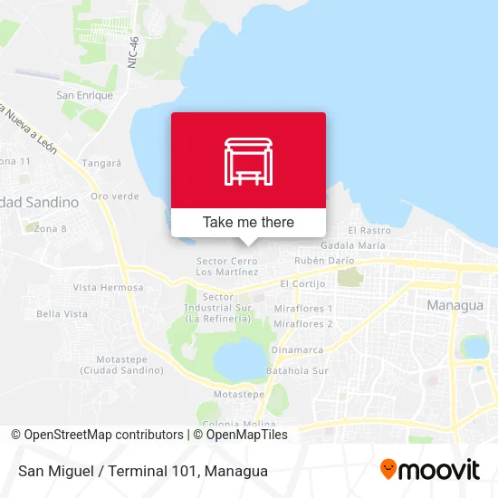 Mapa de San Miguel / Terminal 101