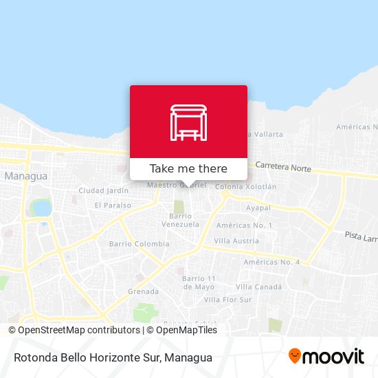 Rotonda Bello Horizonte Sur map