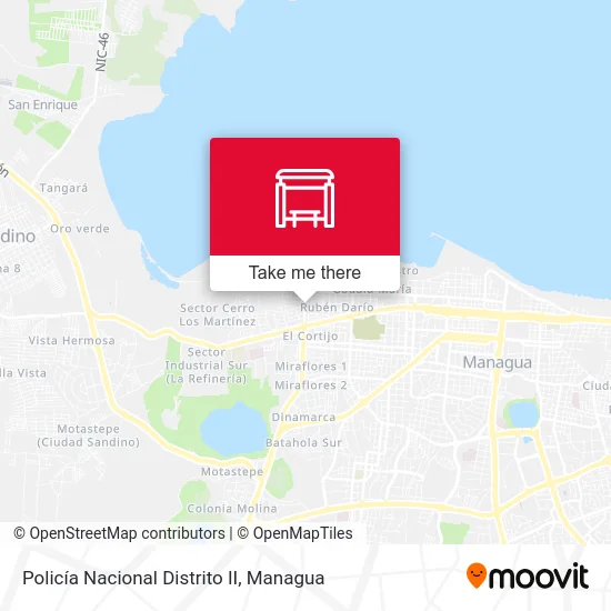 Policía Nacional Distrito II map