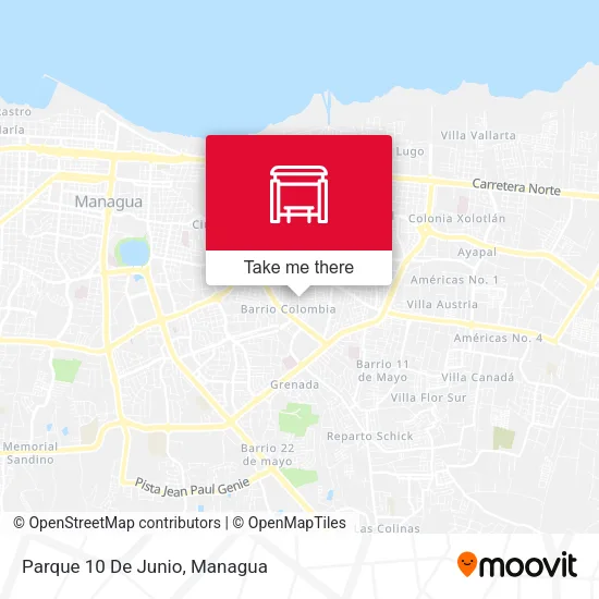 Mapa de Parque 10 De Junio