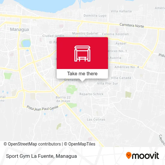 Mapa de Sport Gym La Fuente