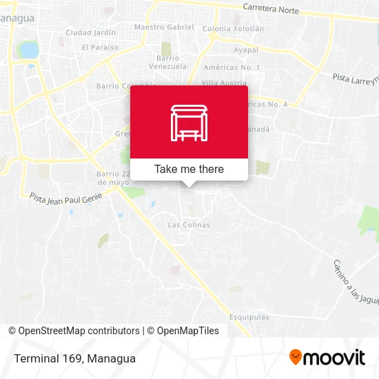 Mapa de Terminal 169