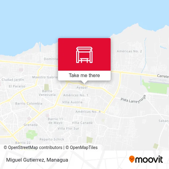 Miguel Gutierrez map