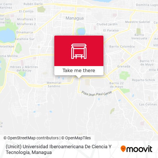 (Unicit) Universidad Iberoamericana De Ciencia Y Tecnología map