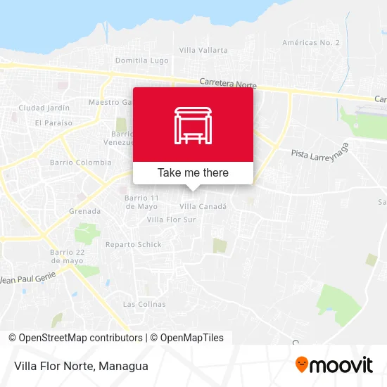 Mapa de Villa Flor Norte
