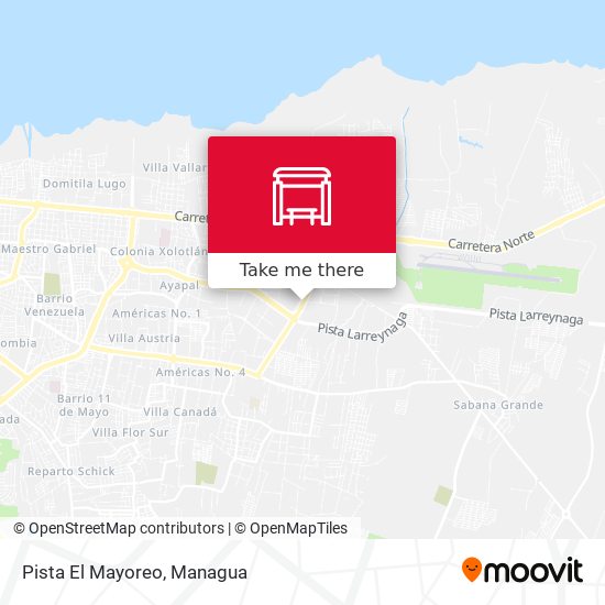 Pista El Mayoreo map