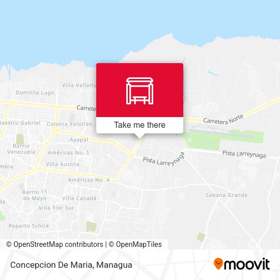 Mapa de Concepcion De Maria