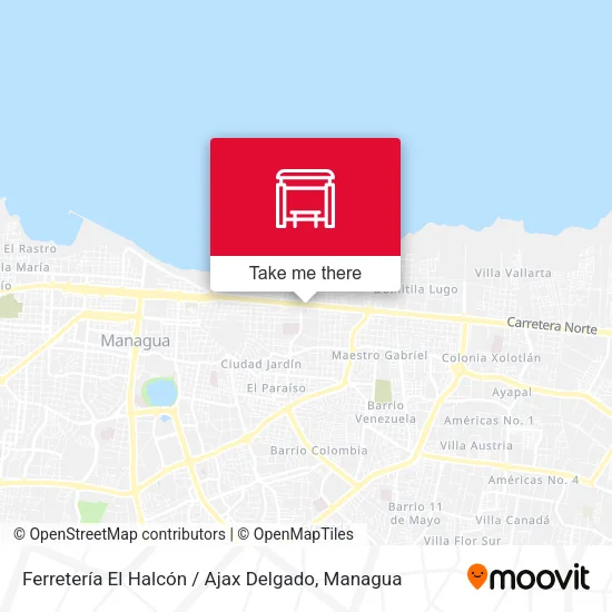 Mapa de Ferretería El Halcón / Ajax Delgado