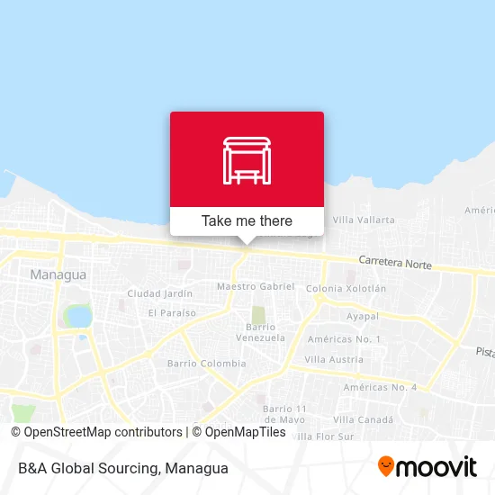 B&A Global Sourcing map