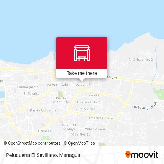 Mapa de Peluquería El Sevillano
