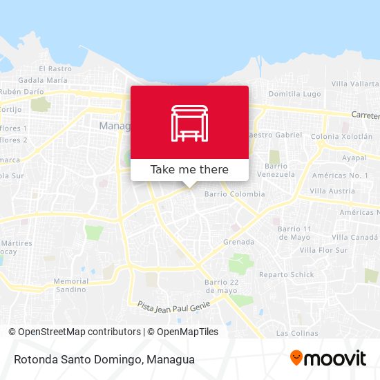 Rotonda Santo Domingo map