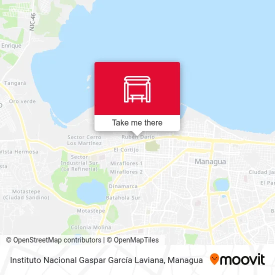 Instituto Nacional Gaspar García Laviana map