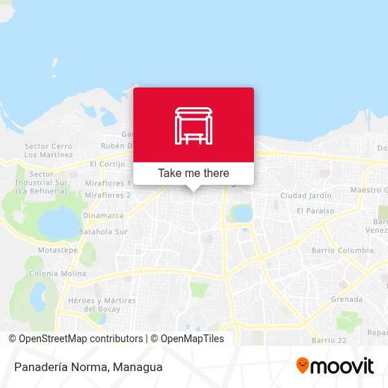 Panadería Norma map