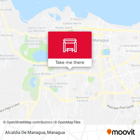 Mapa de Alcaldia De Managua