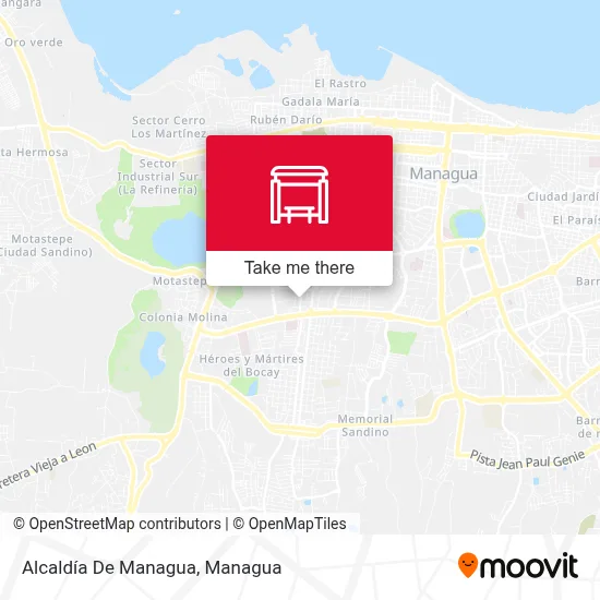 Mapa de Alcaldía De Managua