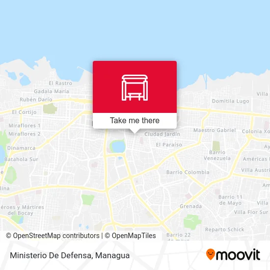 Ministerio De Defensa map