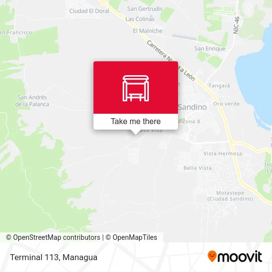 Mapa de Terminal 113