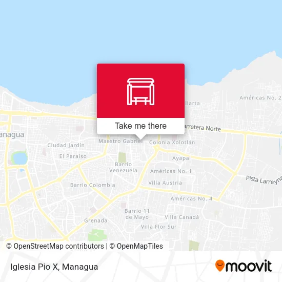 Mapa de Iglesia Pio X