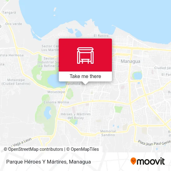 Mapa de Parque Héroes Y Mártires