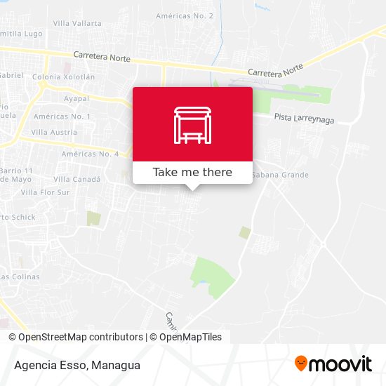 Agencia Esso map