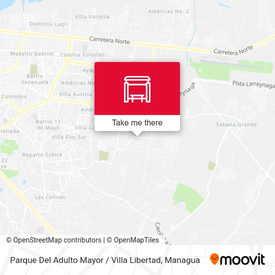 Mapa de Parque Del Adulto Mayor / Villa Libertad