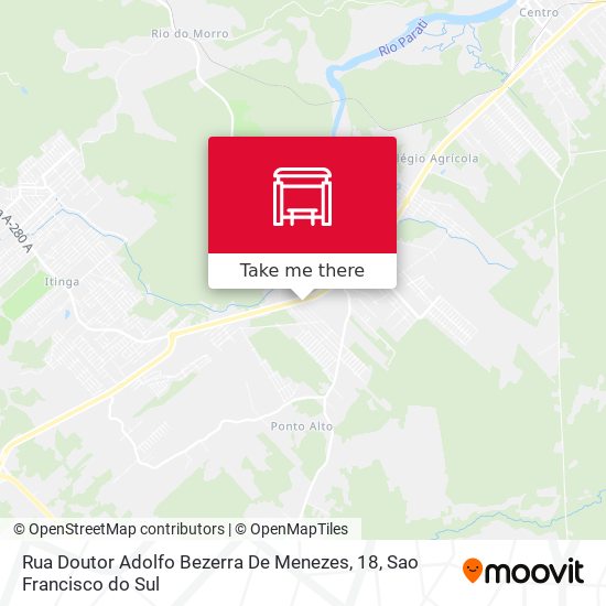 Mapa Rua Doutor Adolfo Bezerra De Menezes, 18