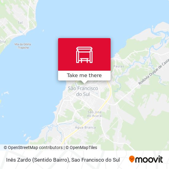 Mapa Inês Zardo (Sentido Bairro)