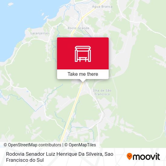 Rodovia Senador Luiz Henrique Da Silveira map