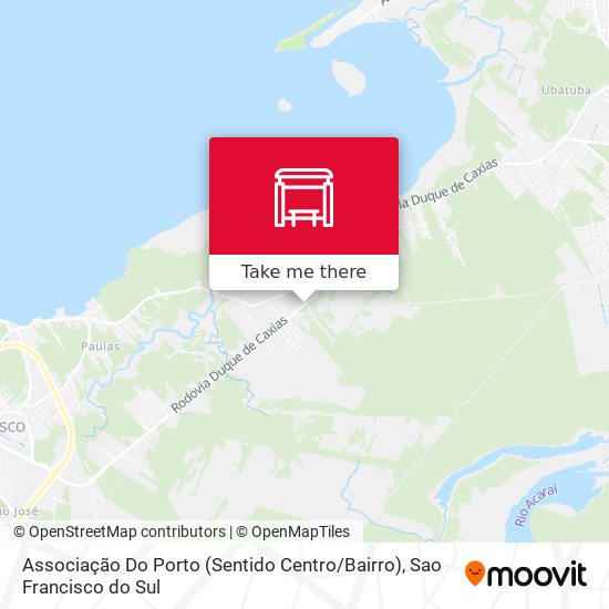 Mapa Associação Do Porto (Sentido Centro / Bairro)