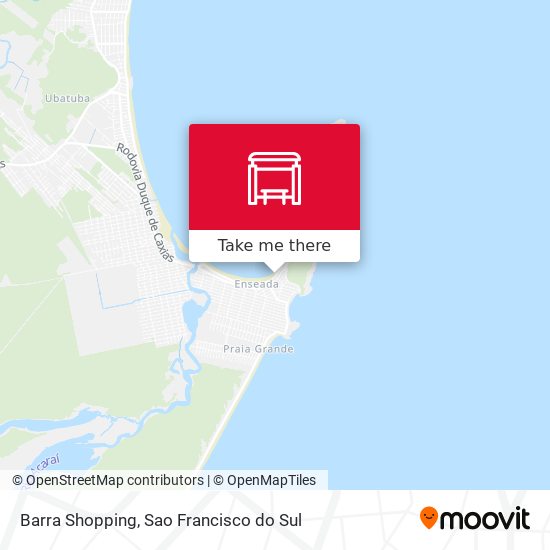 Barra Shopping map