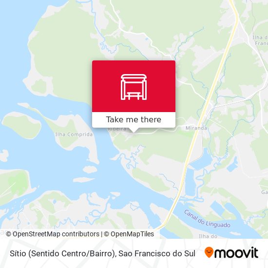 Mapa Sítio (Sentido Centro/Bairro)