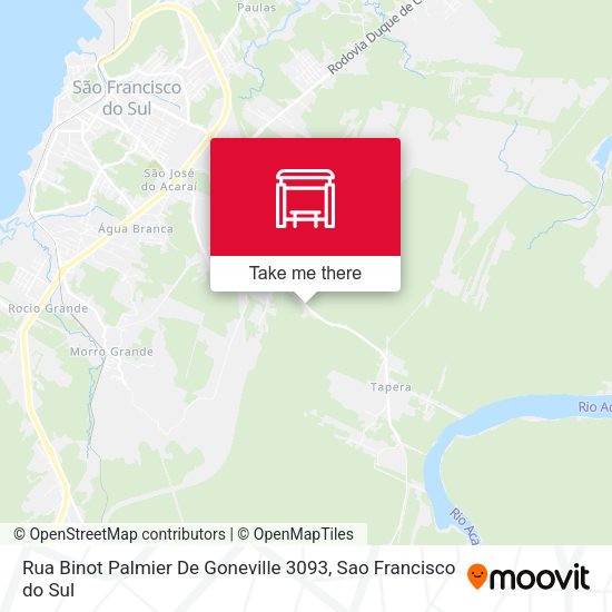 Rua Binot Palmier De Goneville 3093 map