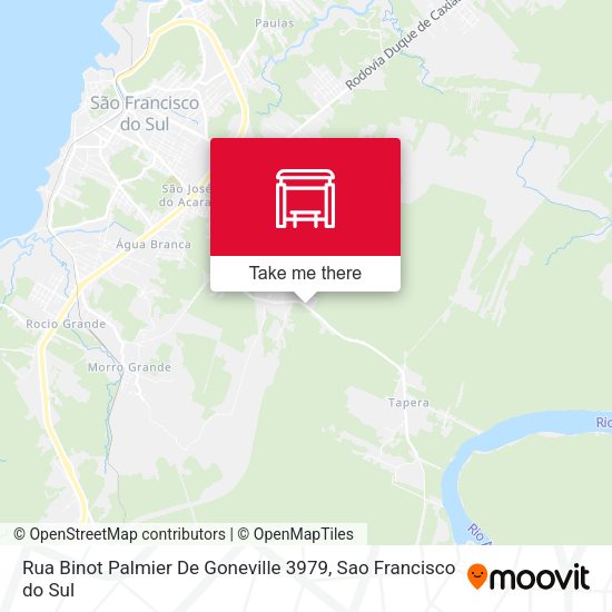 Rua Binot Palmier De Goneville 3979 map