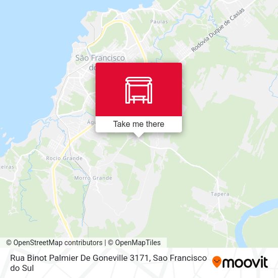 Rua Binot Palmier De Goneville 3171 map