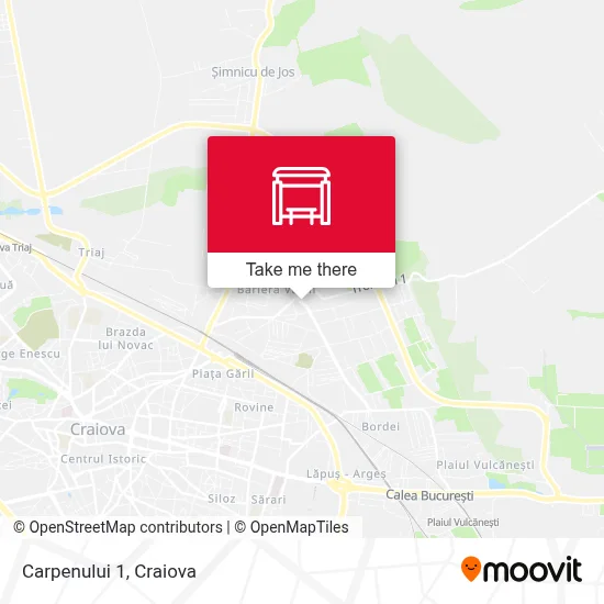 Carpenului 1 map