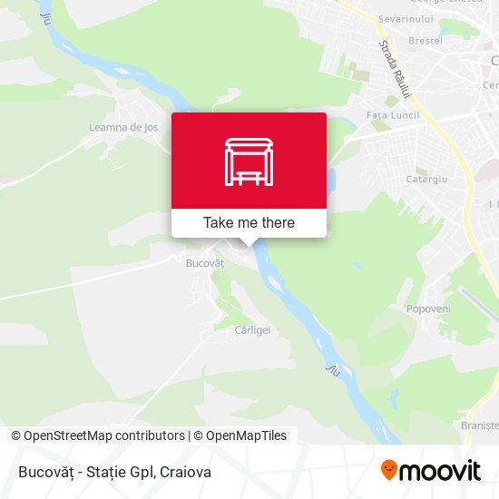 Bucovăț - Stație Gpl map