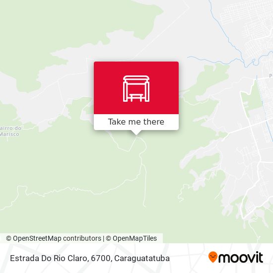 Mapa Estrada Do Rio Claro, 6700