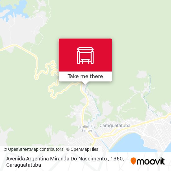 Mapa Avenida Argentina Miranda Do Nascimento , 1360