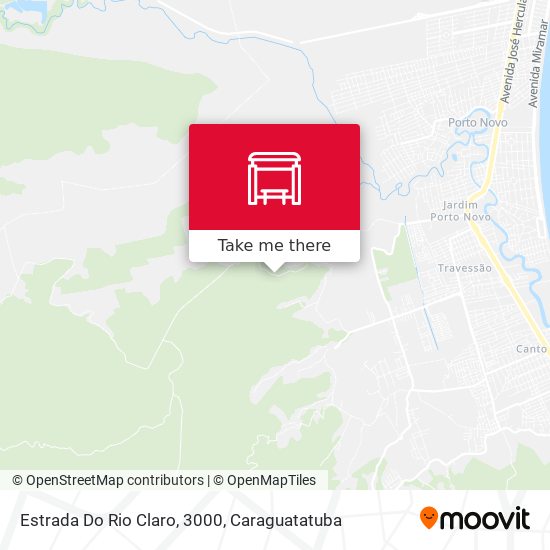 Mapa Estrada Do Rio Claro, 3000